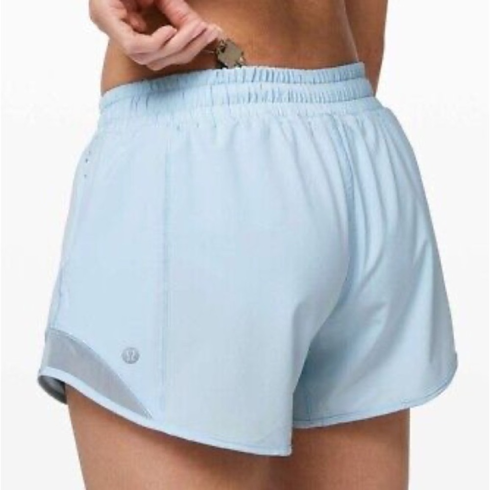 NWT Lululemon 2.5 hotty hot size 12 Blue Women's Athletic Shorts